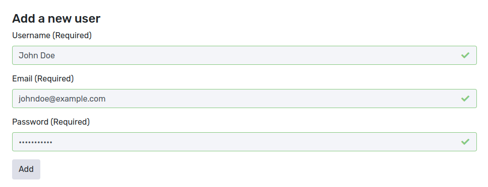 Screenshot of Gatekeeper when a password is ok